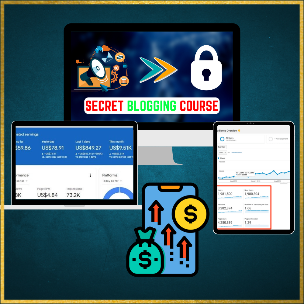 SECRET BLOGGING COURSE: START EARNING FROM TODAY